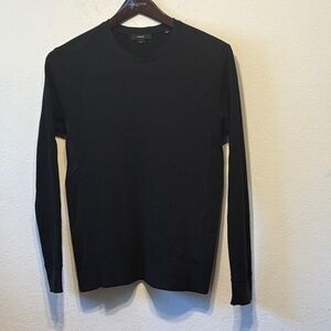Vince Black Long Sleeve Men's Tee